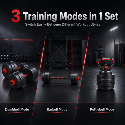 6-in-1 Adjustable Weight Set
