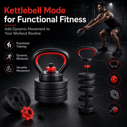 6-in-1 Adjustable Weight Set