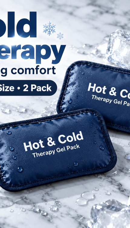 2 Pack Small Reusable Hot & Cold Gel Packs for Elbow Knee Ankle Shoulder