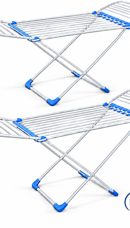 Foldable Winged Clothes Airer – 18m, 2 Pack