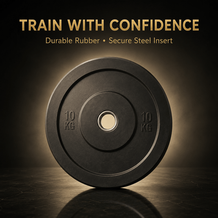 Rubber Weight Plates Barbell Discs Dumbbell Weights Strength Training Gym Lifting Plates for Home Workout