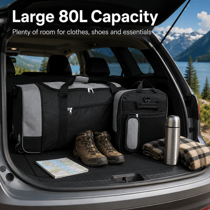 80L Rolling Duffle Bag