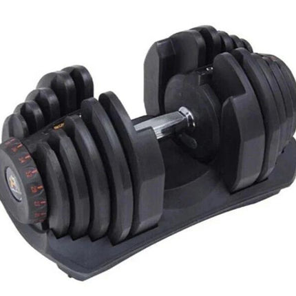40kg Adjustable Dumbbell Set Quick Dial Weight Lifting Equipment for Home Gym Strength Training Fitness Exercise Workout with Adjustable Weights