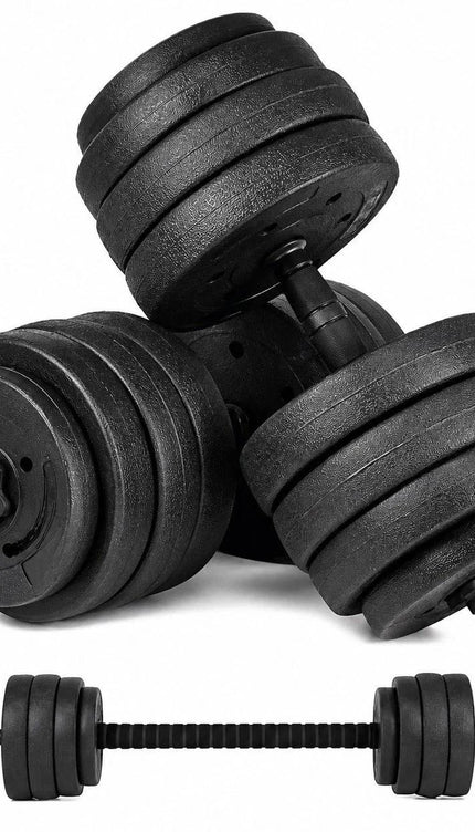 20kg Adjustable Dumbbell Barbell & Kettlebell Set