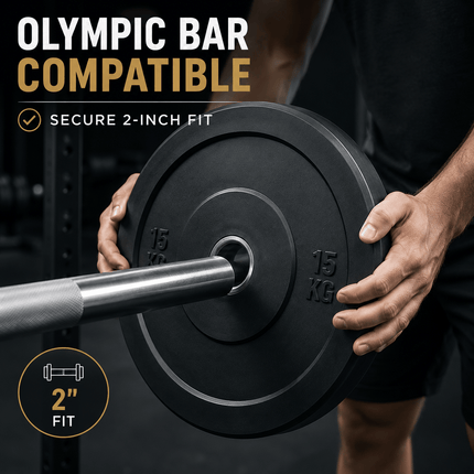 Rubber Weight Plates Barbell Discs Dumbbell Weights Strength Training Gym Lifting Plates for Home Workout