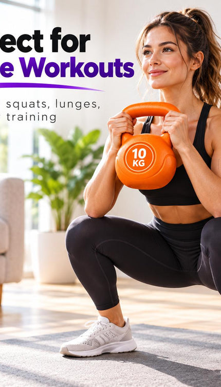 Kettlebell Weight 2KG-20KG Vinyl Coated Cement