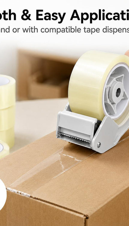 Clear Parcel Tape 48mm x 66m Strong Packing Tape for Boxes