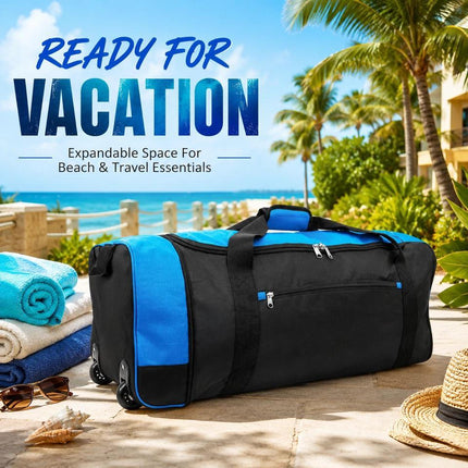 80L Rolling Duffle Bag