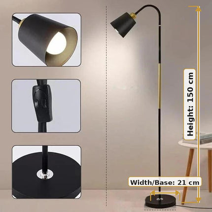 Adjustable Metal LED Floor Lamp E27
