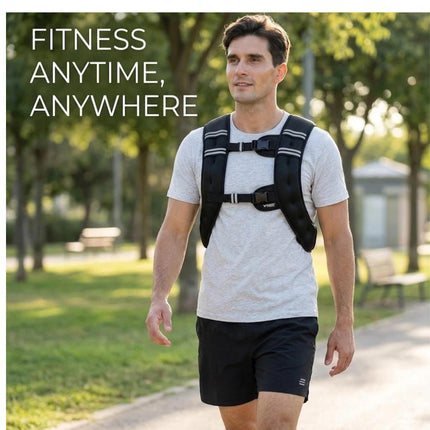 5KG Adjustable Weighted Vest for Running, Gym & Strength Training | Fitness Workout Vest