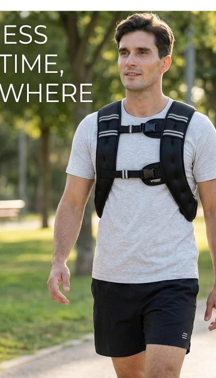 5kg Weighted Vest with Adjustable Fit for Running & Strength Training