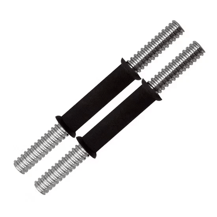 Cast Iron Weight Plates Dumbbell Set with Replacement Handles & Spin Lock Nuts, Adjustable Gym Fitness Strength Training Equipment for Home Workout & Bodybuilding