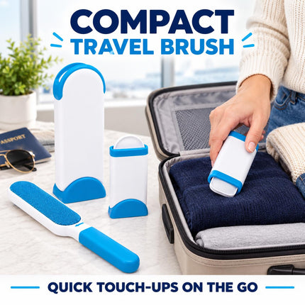 Reusable Pet Hair Remover Brush Set Dog Cat Fur Lint Roller Cleaner for Sofa Clothes Car Seats Furniture & Bedding