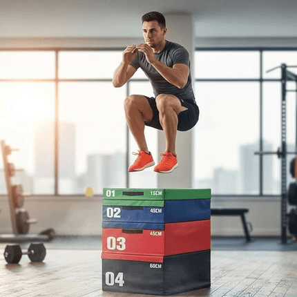 Soft Foam Plyometric Jump Box Set