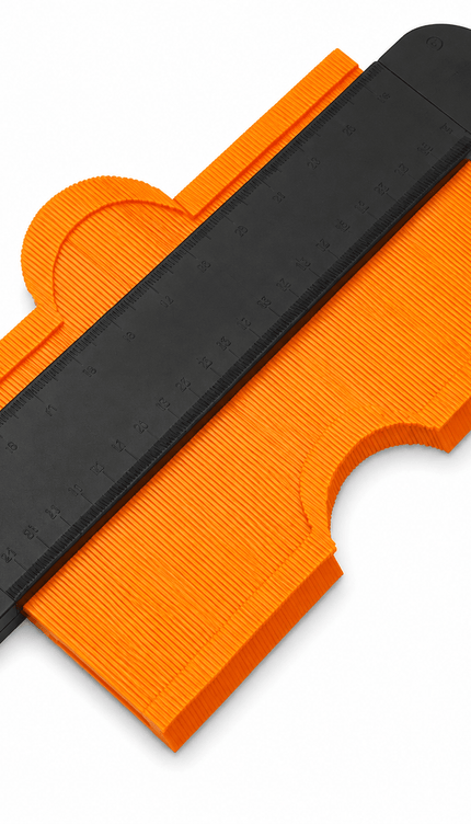 10-Inch Locking Contour Gauge – Profile Duplicator for Flooring & DIY