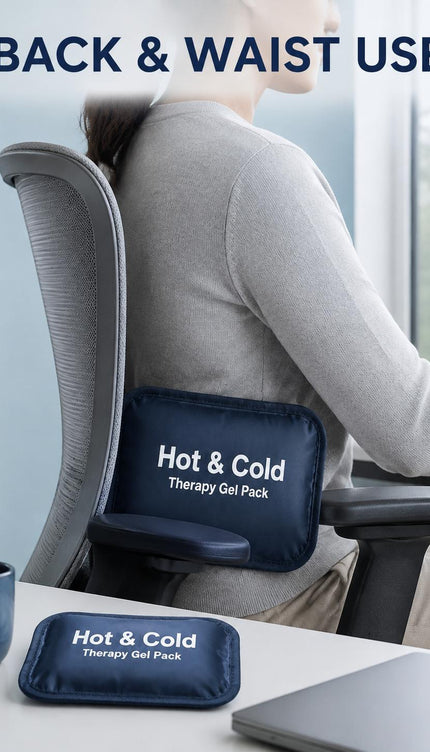 Reusable Hot & Cold Gel Pack with Adjustable Strap
