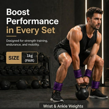 2-Piece Adjustable Ankle & Wrist Weights