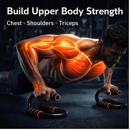Push Up Bars Pair with Non-Slip Handles for Home Gym Training