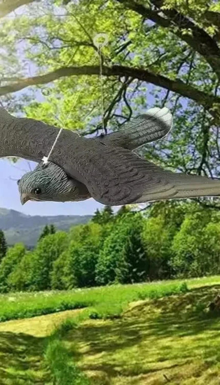 Bird Scarer Decoy Garden Ornament – Owl, Hawk, Heron & Plastic Hawk