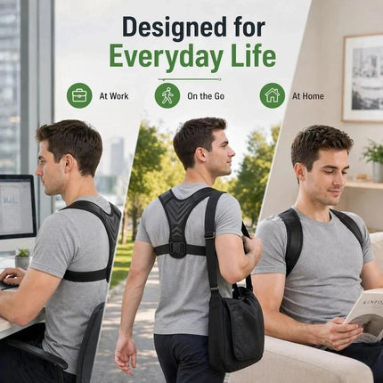 Medium Adjustable Back & Shoulder Support Belt