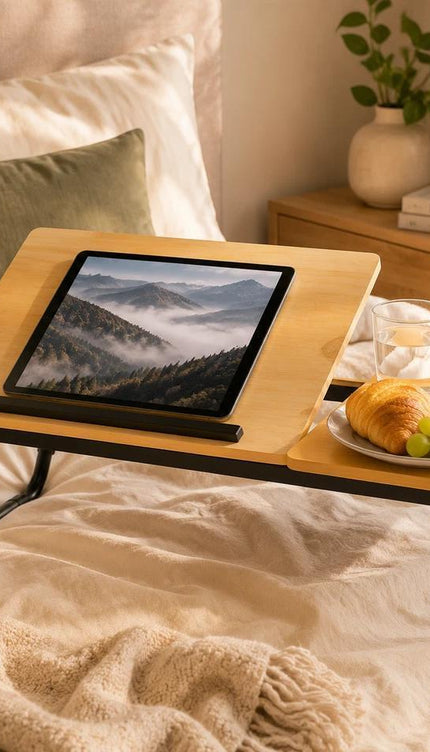 Portable Laptop Lap Desk with Cup Holder
