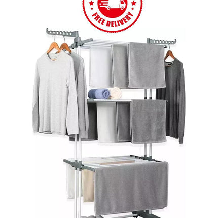 Extra Large Foldable Clothes Drying Rack – 24M Indoor & Outdoor Airer