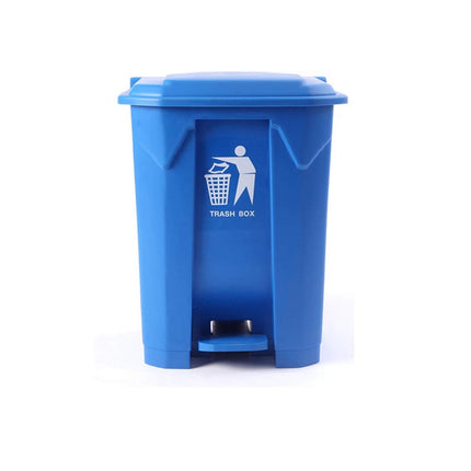 50L Blue Pedal Bin – Hands-Free Recycling Waste Bin for Kitchen, Home & Office, Durable Easy-Clean Rubbish Bin