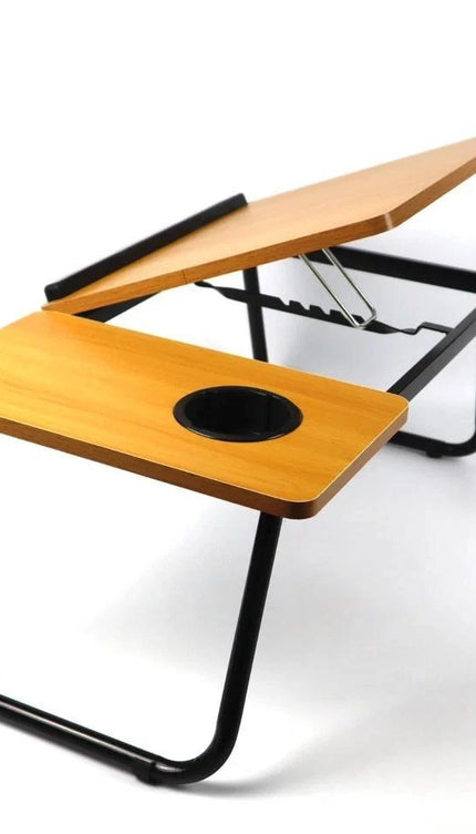Foldable Laptop Table – Brown