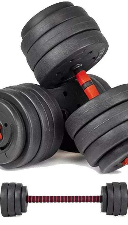 20kg Adjustable Dumbbell Barbell & Kettlebell Set