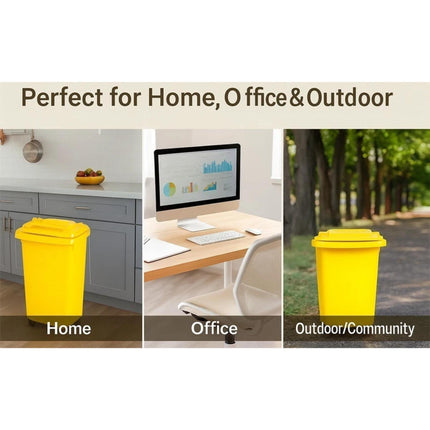 30L/50L Recycling Wheelie Bin with Lid