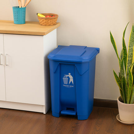 80L Pedal Recycling Bin – Blue