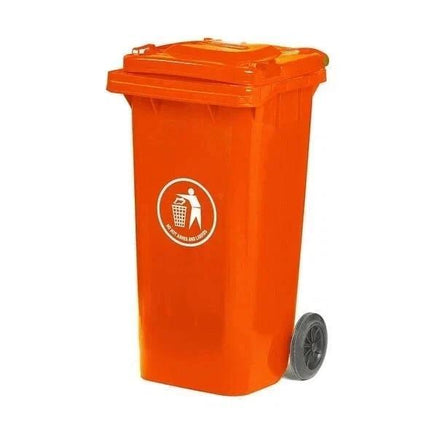 100L / 120L Outdoor Waste Bin with Lid & Mobility Base