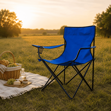 Folding Camping Chair, Lightweight Portable Outdoor Chair for Garden, Beach, Picnic, Camping & Fishing