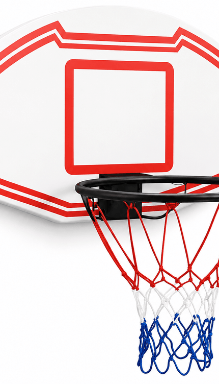 Large Wall Mounted Basketball Hoop with Backboard and Rim, Indoor Outdoor Basketball Practice and Shooting Set