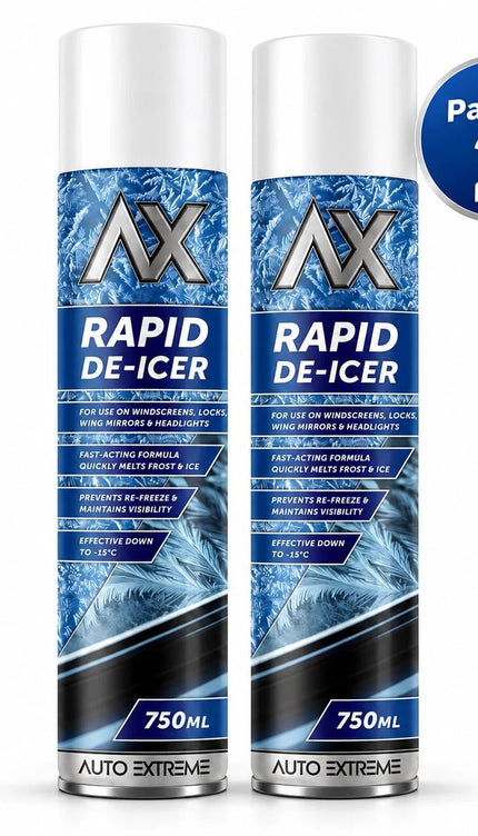 Car Windscreen De-Icer Spray 2 x 750ml – Ice & Frost Remover