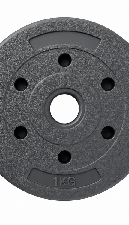 1kg Single Weight Plate for Dumbbell & Barbell