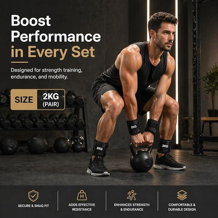 2-Piece Adjustable Ankle & Wrist Weights