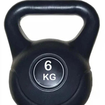 Heavy Duty Vinyl Kettlebell 4KG–20KG Cast Iron for Muscle Building Home Fitness Training with Ergonomic Grip & Anti-Slip Base