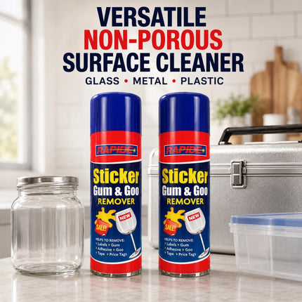 Sticker Gum Remover Spray Adhesive Cleaner 250ml Label Goo Tape Price Tag Glue Residue Remover Citrus Extract Car Garage Home Cleaner Pack of 1 or 2
