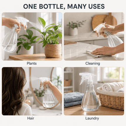 2-Pack 500ml Refillable Trigger Spray Bottles