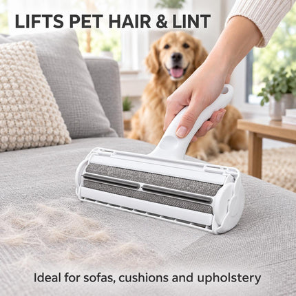 Pet Hair Remover Roller Self Cleaning Reusable Lint Brush Dog Cat Fur Cleaner for Sofa Carpet Clothes Car Seats Furniture