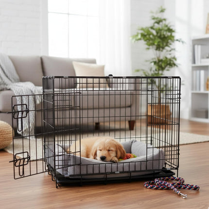 36" Metal Dog Crate with Single Door