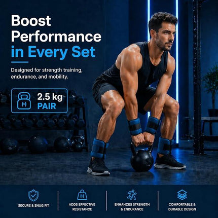 2-Piece Adjustable Ankle & Wrist Weights