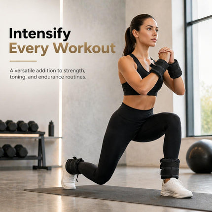 2-Piece Adjustable Ankle & Wrist Weights