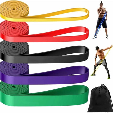 5-Level Heavy Duty Resistance Bands Set