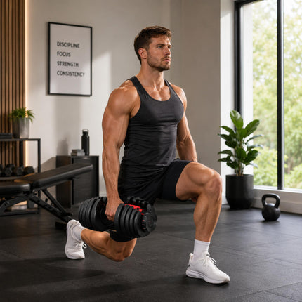 Adjustable Quick Dial Dumbbell Set-Home Training