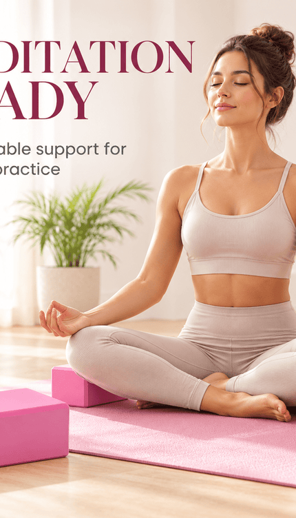 20 pcs Yoga Blocks, Lightweight Non-Slip Foam Yoga Bricks with Supportive Cushioning for Pilates, Stretching, Meditation, Home Workouts and Gym Exercise, for Men and Women, Blue, Purple, Black or Pink