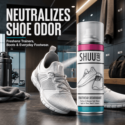 Shoe & Boot Deodorant Spray 250ML Odour Remover Foot Smell Neutralizer Fresh Fragrance Spray for Trainers Shoes Boots Gym Sports Footwear Hygiene Care