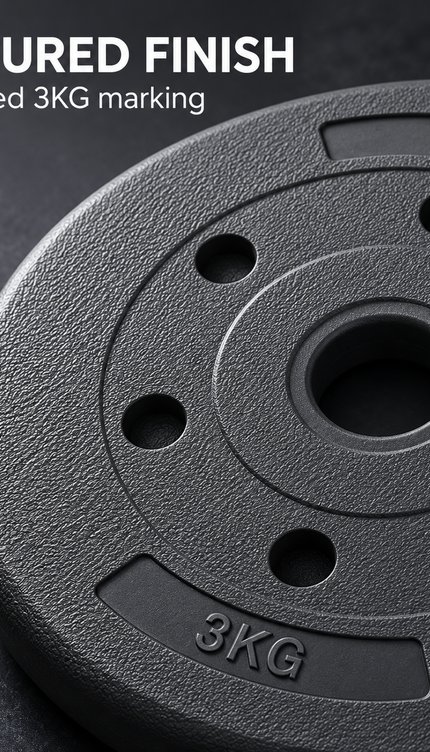 3kg Single Weight Plate for Dumbbell & Barbell