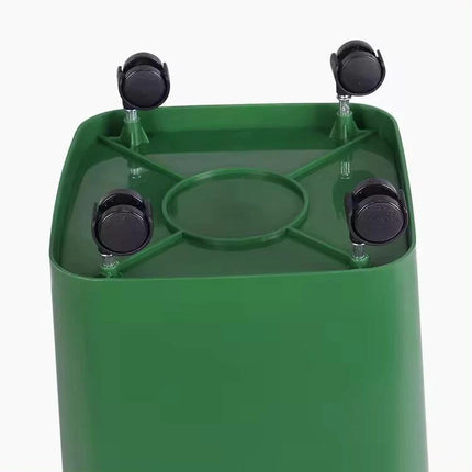Recycling Wheelie Bin Dustbin for Kitchen Home Office Waste Trash 30L 50L Durable Plastic Rubbish Bin with Wheels Easy Move Compact Design Indoor Outdoor